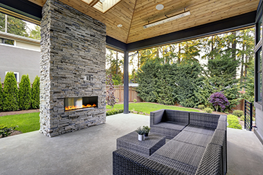 Gig Harbor Patio Fireplace Gig Harbor patio fireplace options in WA near 98335